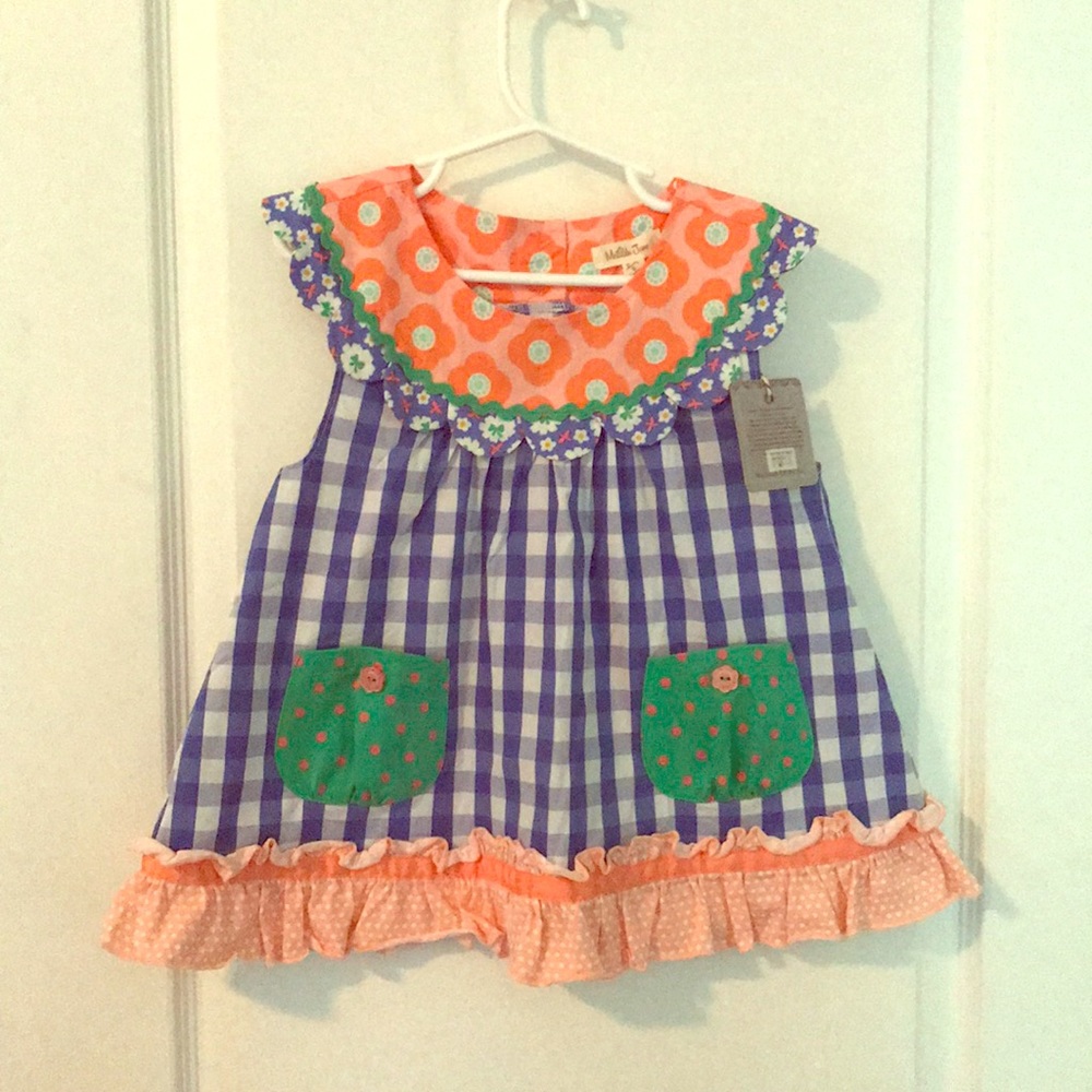 NWT size 6 Matilda Jane gingham tunic